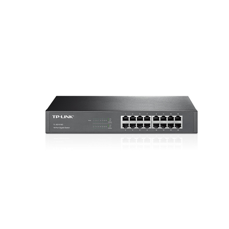 Коммутатор TP-LINK TL-SG1016D 16xGE неуправляемый 13" 1U