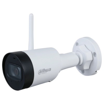 IP-відеокамера 4 Mп Dahua DH-IPC-HFW1430DS1-SAW (2.8 мм) з Wi-Fi та вбудованим мікрофоном для системи відеоспостереження (MicroSD Dahua 64Gb в подарунок)
