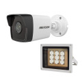Комплект: IP-відеокамера 2 Мп Hikvision DS-2CD1021-I(F) (2.8mm) + ІЧ-прожектор Lightwell LW9-100IR45-220-