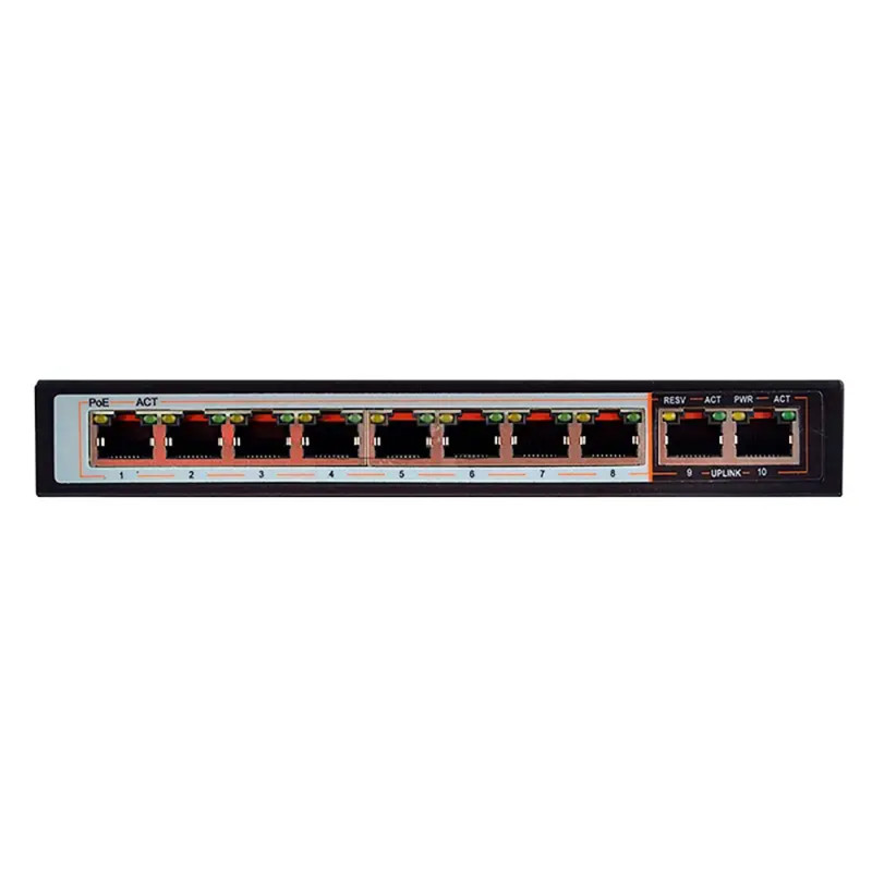 PoE-комутатор FoxGate S6008-G2-AI POE Watchdog 8-портовий некерований-