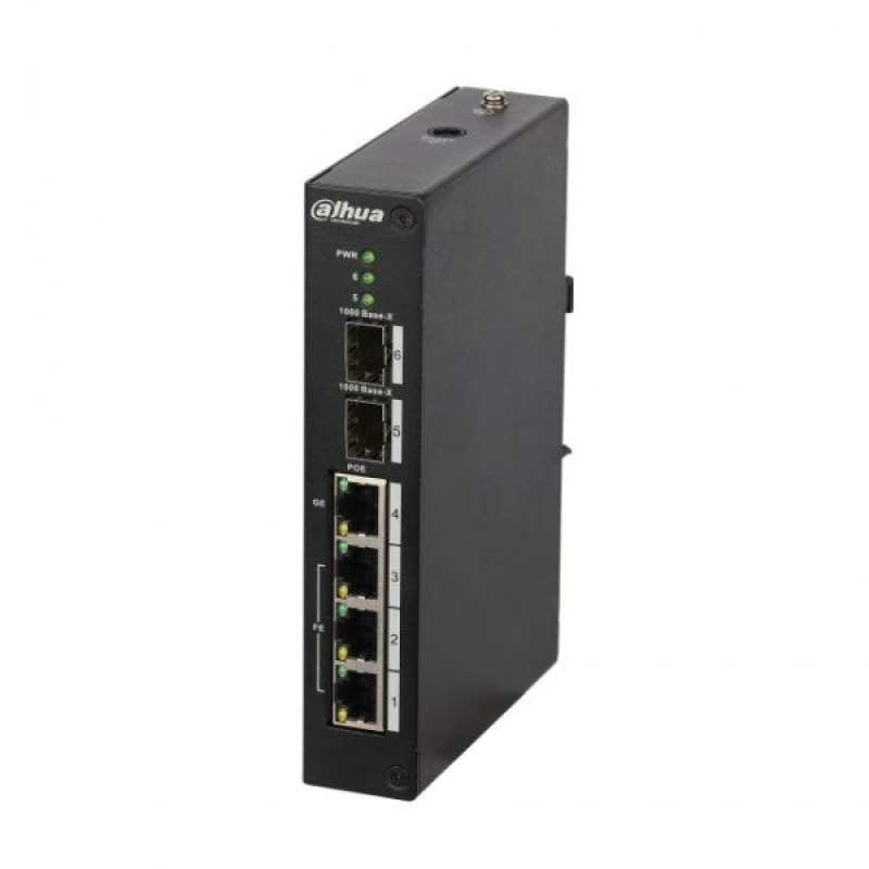 Керований POE комутатор PFS4206-4P-120-
