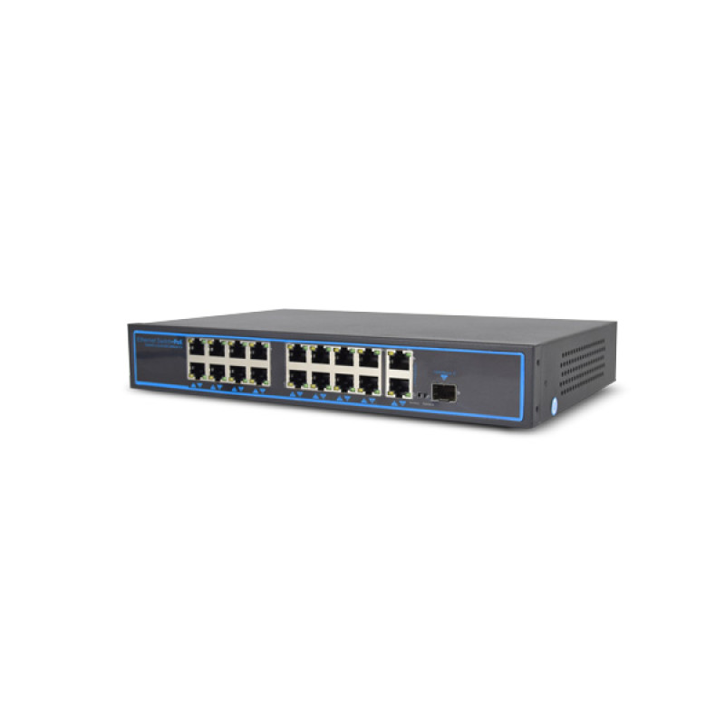 Коммутатор PoE-1018-16P-1S/250m-