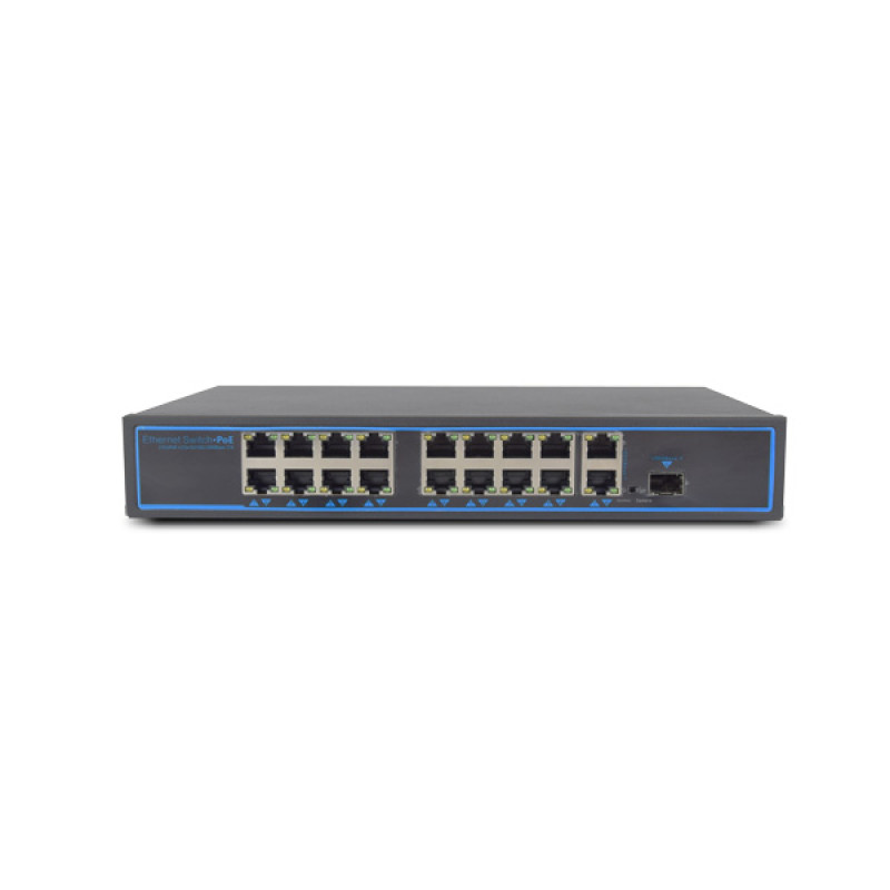 Коммутатор PoE-1018-16P-1S/250m-
