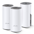 Домашняя Mesh Wi-Fi система TP-LINK DECO E4 3PK AC1200 2xFE LAN/WAN MU-MIMO (DECO-E4-3-PACK)