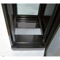 Шафа серверна CMS 42U 610 х 865 UA-MGSE4268MPB посилена з перфорованими дверима для мережевого обладнання-