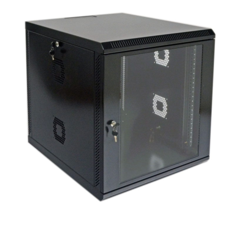 Шафа серверна CMS 12U 600 х 700 х 640 UA-MGSWA127B для мережевого обладнання-