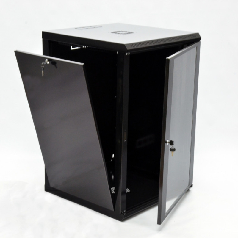 Шафа серверна CMS 18U 600 x 600 x 907 UA-MGSWL186B для мережевого обладнання-