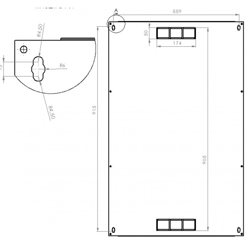 Шкаф серверный CMS 21U 600 х 800 х 1040 UA-MGSWA218G для сетевого оборудования