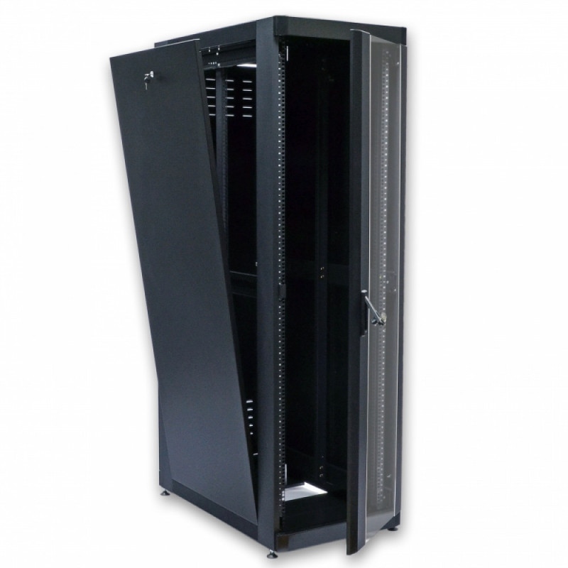 Шафа серверна CMS 42U 610 х 1055 UA-MGSE42610MB посилена для мережевого обладнання-