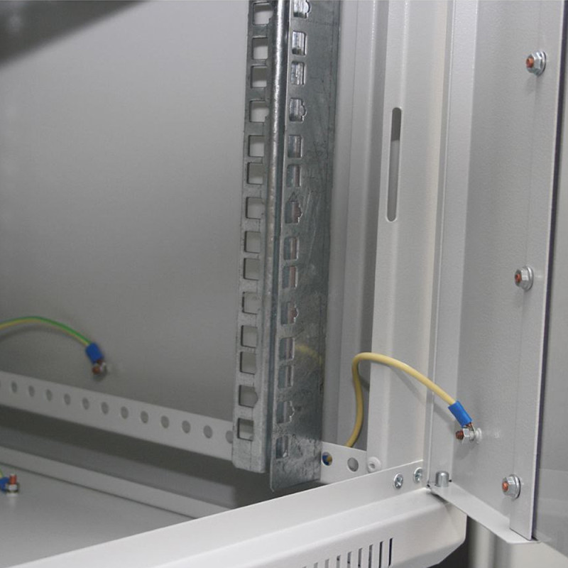 Шкаф серверный SteelNet 4U 600 x 450 для сетевого оборудования (стекло, серый)