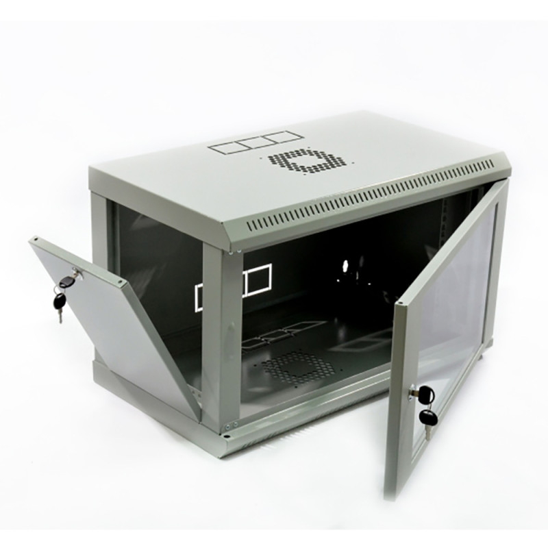 Шафа серверна CMS 6U 600 x 500 x 373 UA-MGSWL65G для мережевого обладнання-
