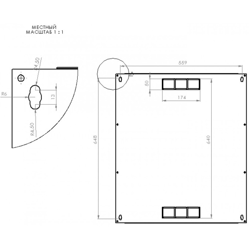 Шкаф серверный CMS 15U 600 x 600 x 773 UA-MGSWL156B для сетевого оборудования