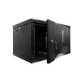 Шкаф серверный SteelNet 7U 600 x 400 для сетевого оборудования (стекло, черный)