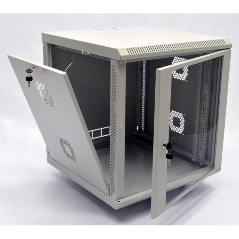 Шафа серверна CMS 12U 600 х 600 х 640 UA-MGSWA126G для мережевого обладнання-