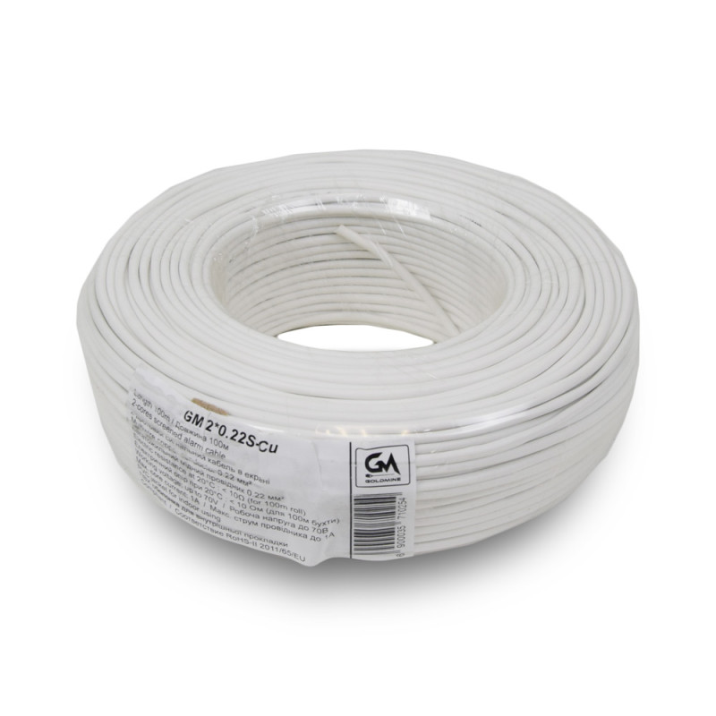 Кабель GoldMine GM 2*0.22S-Cu бухта 100м
