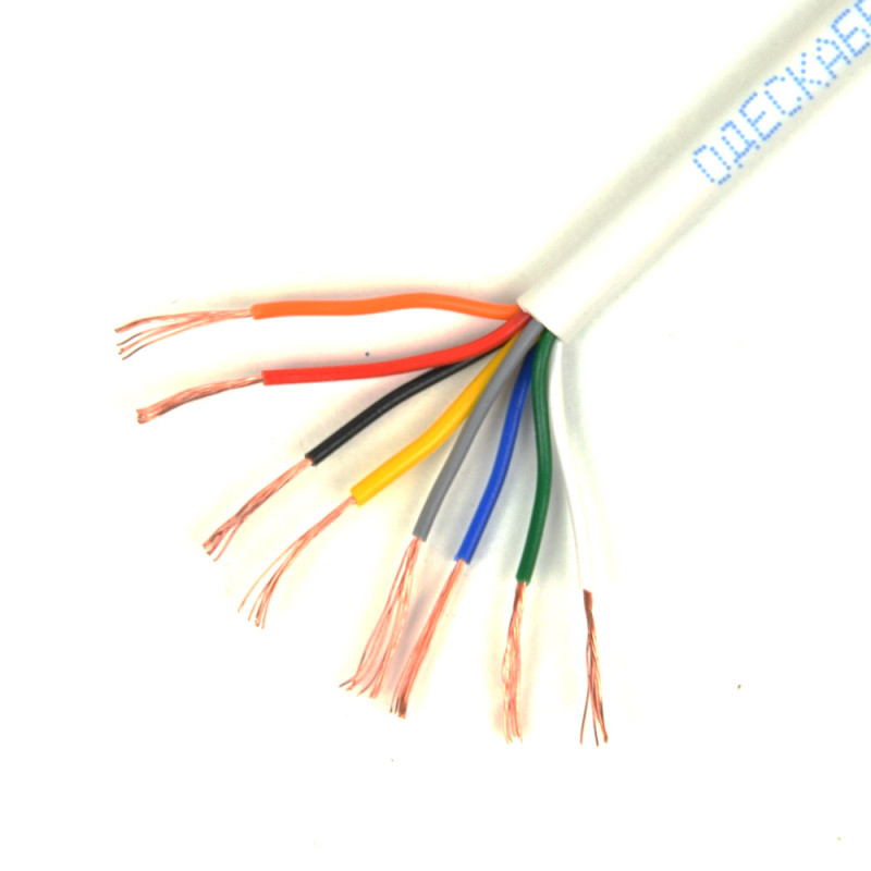Кабель Одескабель Alarm Cable 8*0.22 М без екрану-