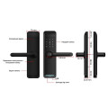 Умный дверной биометрический замок SEVEN LOCK SL-7767BF black (без врезной части)