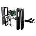 Умный дверной биометрический замок SEVEN LOCK SL-7767BF black (без врезной части)