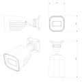 IP-відеокамера 2 Мп Provision-ISR I2-320IPSN-28-V4 (2.8 мм) з відеоаналітикою для системи відеоспостереження-