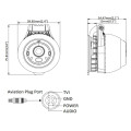 Купольная автомобильная камера Hikvision AE-VC152T-S (2.1) 720P