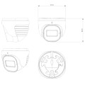 IP-відеокамера 2 Мп Provision-ISR DI-320IPSN-28-V4 (2.8 мм) з вбудованим мікрофоном і відеоаналітикою для системи відеонагляду-