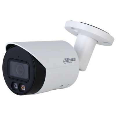 IP-відеокамера 4 Мп Dahua DH-IPC-HFW2449S-S-IL (3.6 мм) з подвійним підсвічуванням для системи відеонагляду