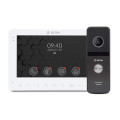 Комплект відеодомофону BCOM BD-780FHD White Kit: відеодомофон 7" і відеопанель-