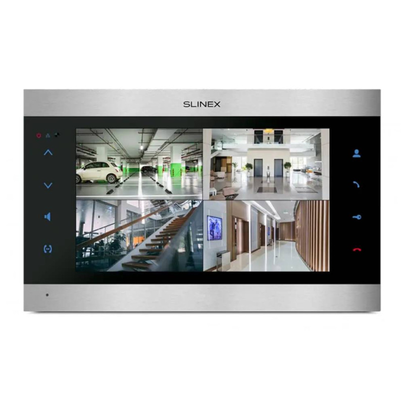 Відеодомофон Slinex SL-10N Cloud (silver + black) з Wi-Fi, детектором руху і записом відео-