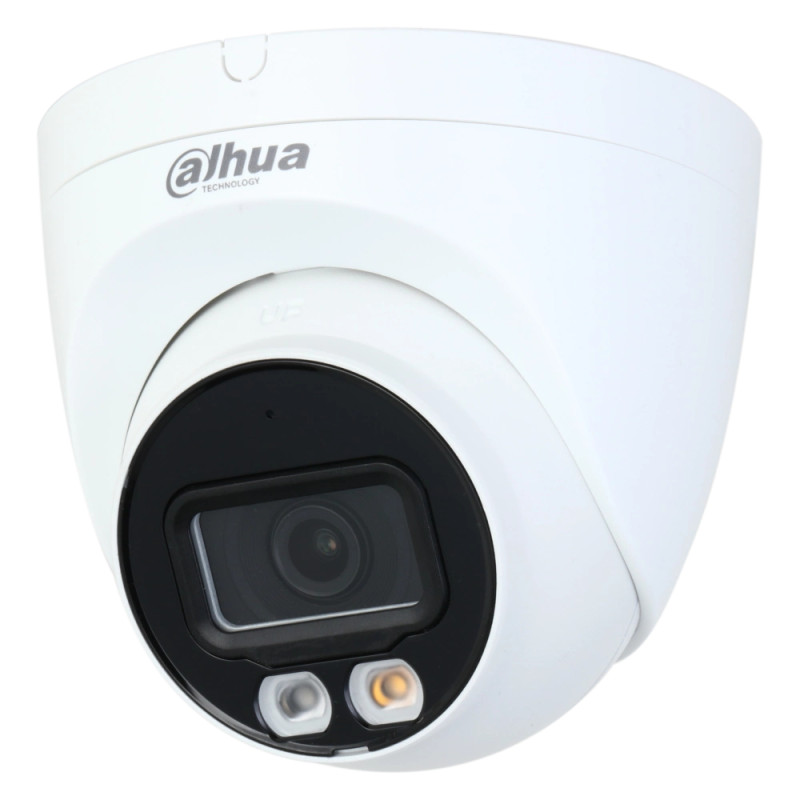 IP-відеокамера 2 Мп Dahua DH-IPC-HDW2249T-S-IL (2.8 мм) з подвійним підсвічуванням для системи відеонагляду-