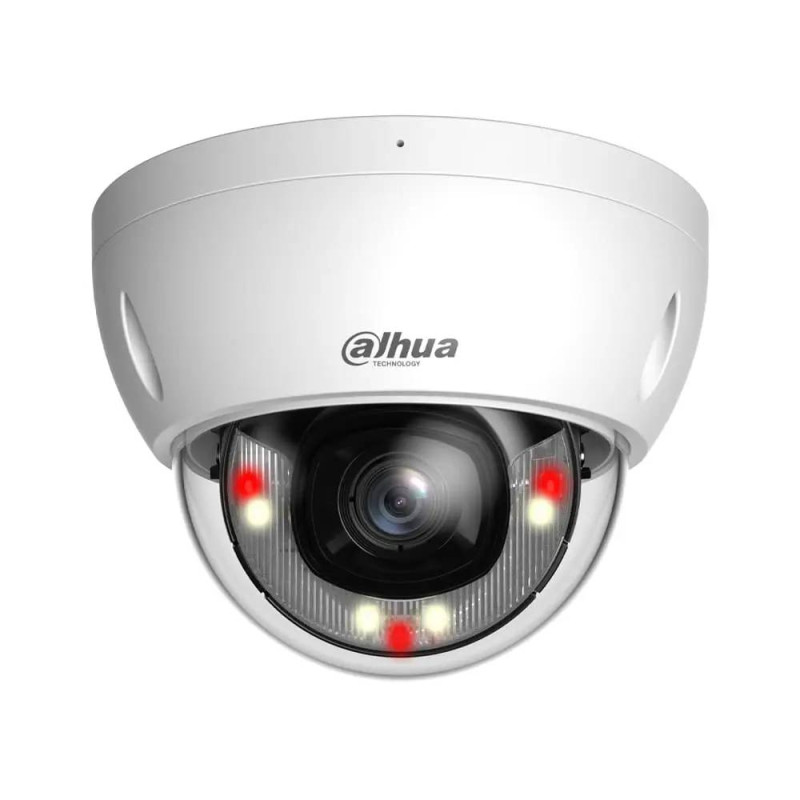 IP-видеокамера 4 Мп Dahua DH-IPC-HDBW2449E-S-IL (2.8 мм) с двойной подсветкой и микрофоном для системы видеонаблюдения