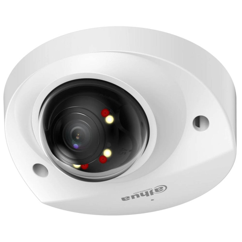 IP-видеокамера 4 Мп Dahua DH-IPC-HDBW2449F-AS-IL (2.8 мм) с двойной подсветкой и микрофоном для системы видеонаблюдения