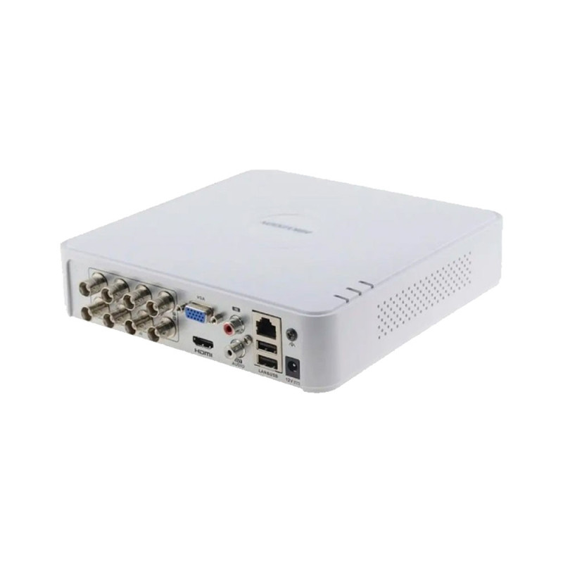 HD-TVI відеореєстратор 8-канальний Hikvision iDS-7108HQHI-M1/S(E) з підтримкою відеоаналітики для системи відеоспостереження-